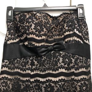 Black lace overlay cocktail dress (6)